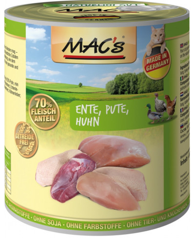 Macs Cat Ente-Pute-Huhn  800gD