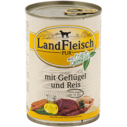 Landfleisch Geflügel-Reis400gD