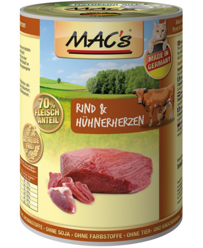 Macs Cat Rind-Hühnerherz.400gD