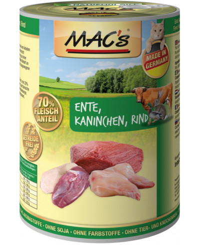 Macs Cat Ente-Kanin-Rind 400gD